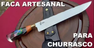 faca artesanal para churrasco