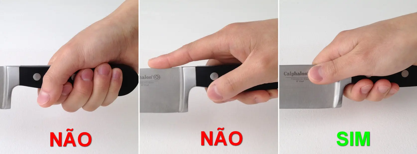 Os 3 Movimentos de Corte Básicos Os 3 Movimentos de Corte Básicos