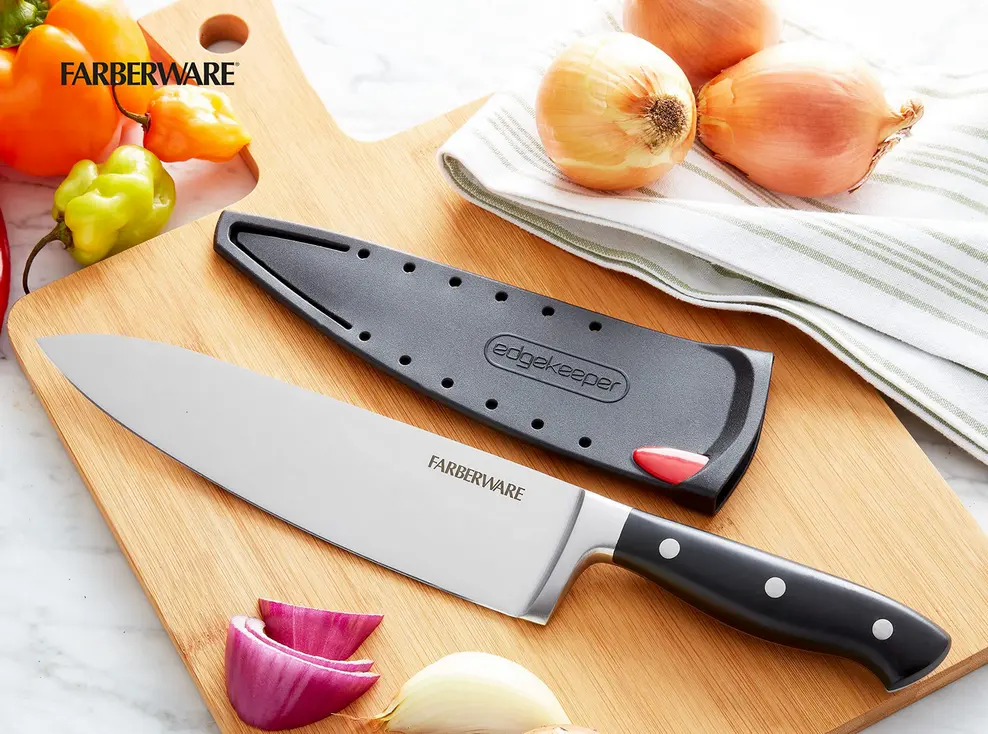 Facas de marcas como Farberware são boas