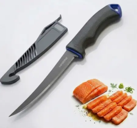Faca Fileteira Sushi com bainha afiador