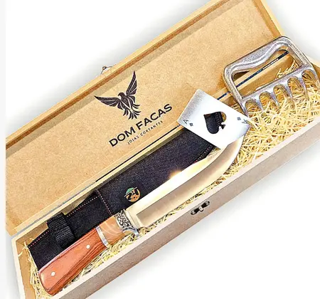 Kit Faca Churrasco + Garra (Dom Facas)