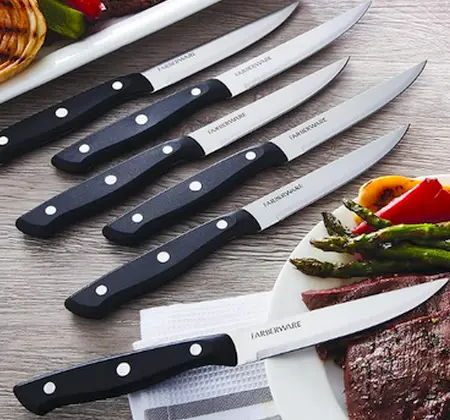 Farberware Conjunto de 6 Facas de Carne