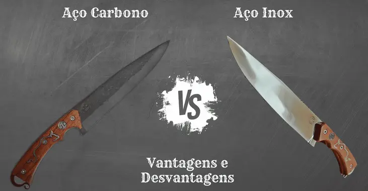 Aço Carbono ou Aço Inox Qual o melhor para Faca de Churrasco Artesanal