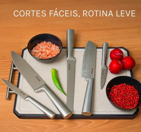 DOMEZ Jogo de Facas Cozinha