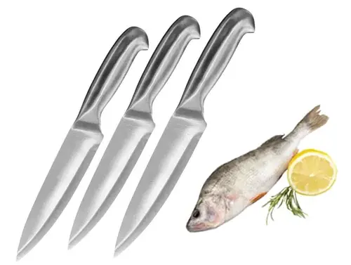 Faca de Aço Inox na Pesca